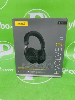 Jabra Evolve2 85 Ms Wireless Headset With Link380a Usb-a