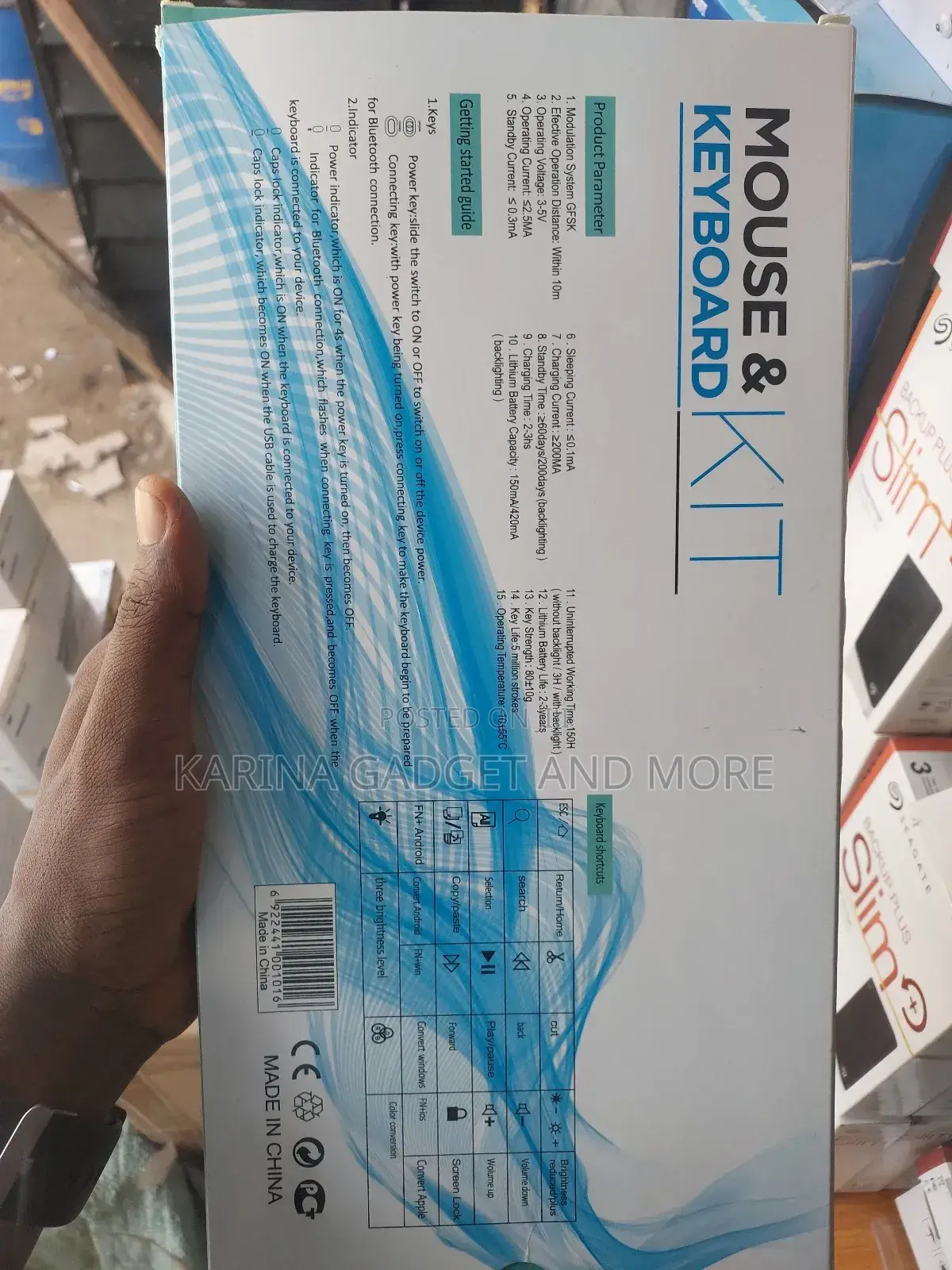 Wireless Mouse and Keyboard Kit