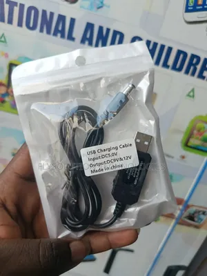 Dc Powerbank 5v to 9v/12v Converter Cable for Router