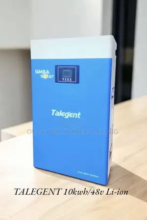 Talegent 10.24kwh Lithium-Ion (200ah) Wall Mount Battery