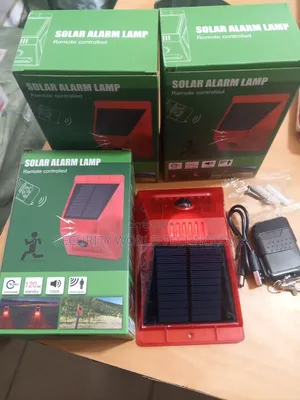 Solar Alarm Sensor Lamp
