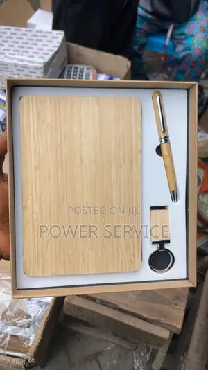 3-in-1 Bamboo Notepad Set.