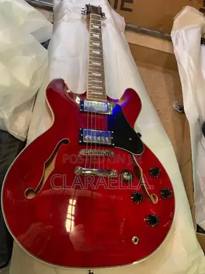 Semi-Hollow Body Electric Guitar