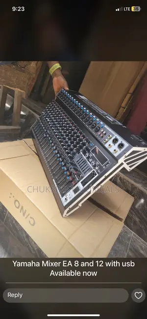 Yamaha Mixer Ea 8 and 12 With Us