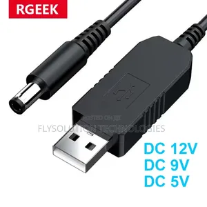 Usb Dc Cable Powerbank 5v Setup to 9v - 12v for Router