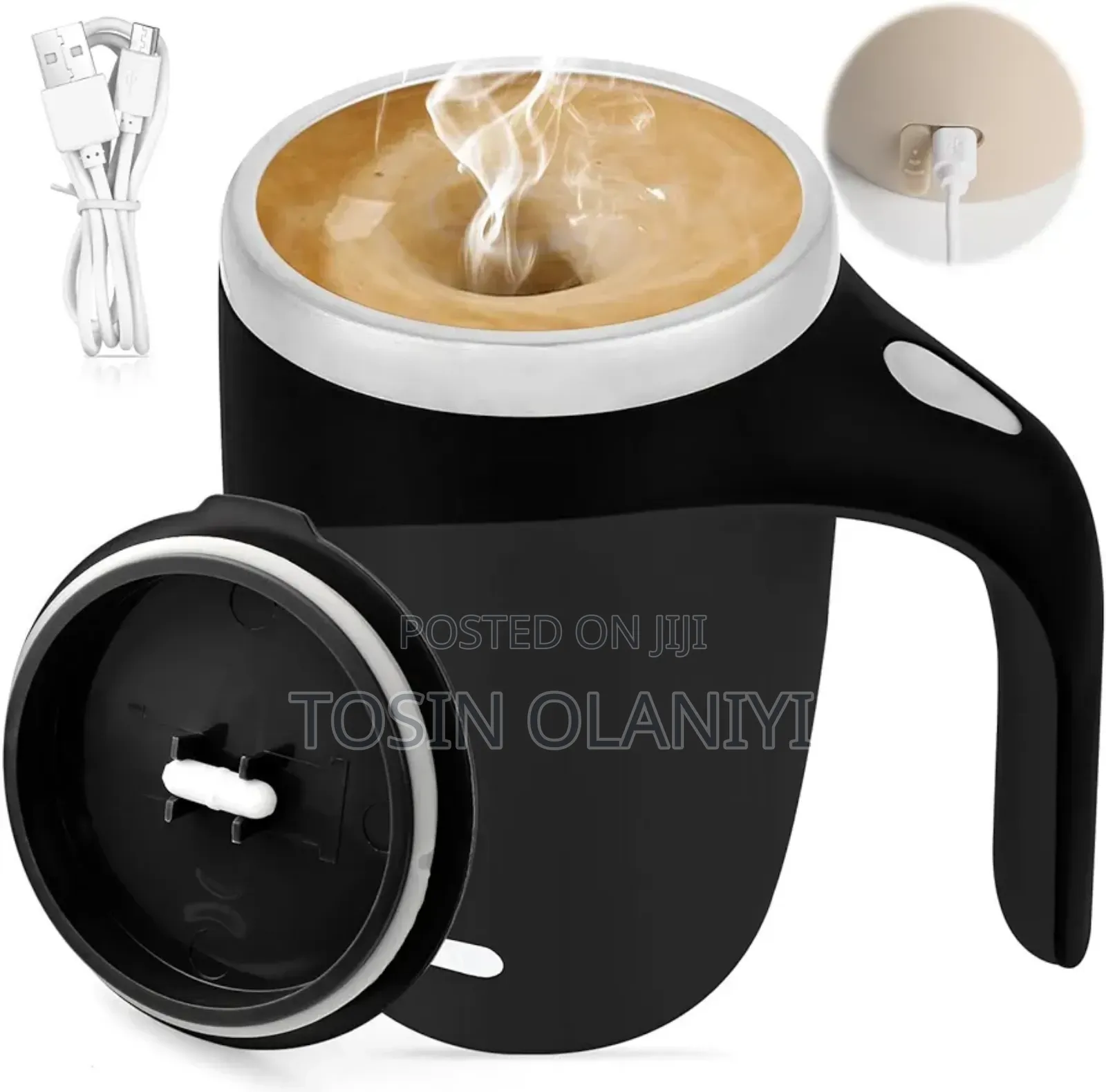 Stainless Automatic Self Stirling Mug