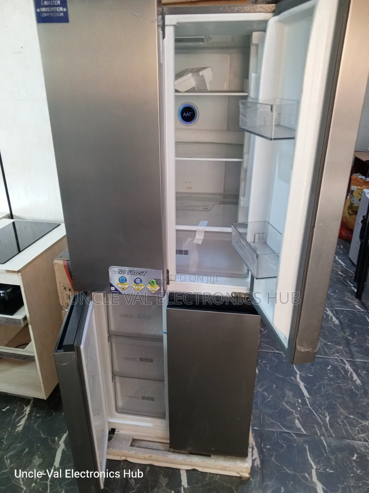 Phiima 4-Doors Inverter Side by Side Fridge