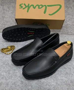 Clark Flat Men Leather Shoes