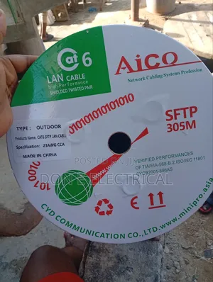 Cat6 Network Cable SFTP 80percent Copper