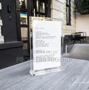 Plexiglass, Flyer, Menu, Acrylic Table Display Sign Pos