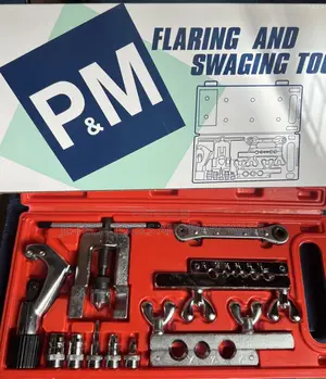Flaring and Swaging Tool Kit for Hvac and Plumbing