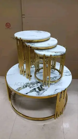 Center Table and 3 Side Stools