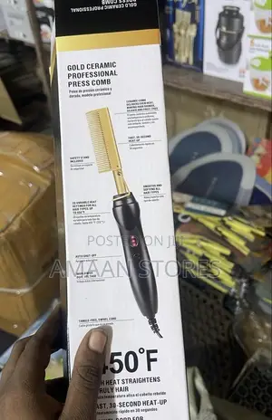 Electric Hot Comb For Straightening Hair