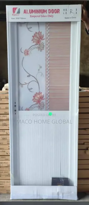 Allumum Half Glass Toilet Door 750 Size