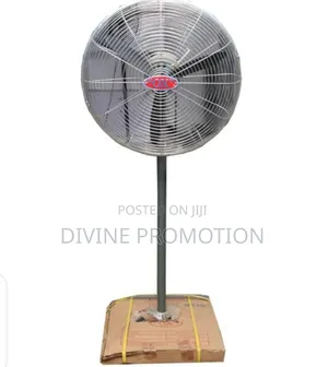 26" Industrial Ox Standing Fan With One Year Warranty