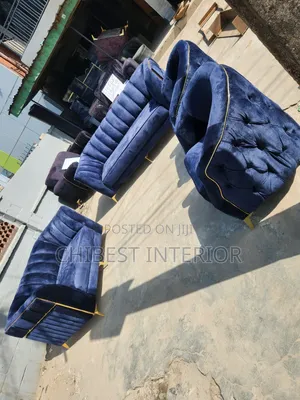 7 Seaters Fabric Sofa Chairs.
