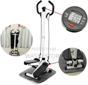 Mini Stepper With Timer Handlebar Resistance Band