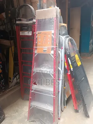 6 Steps Fiberglass Double a Ladder