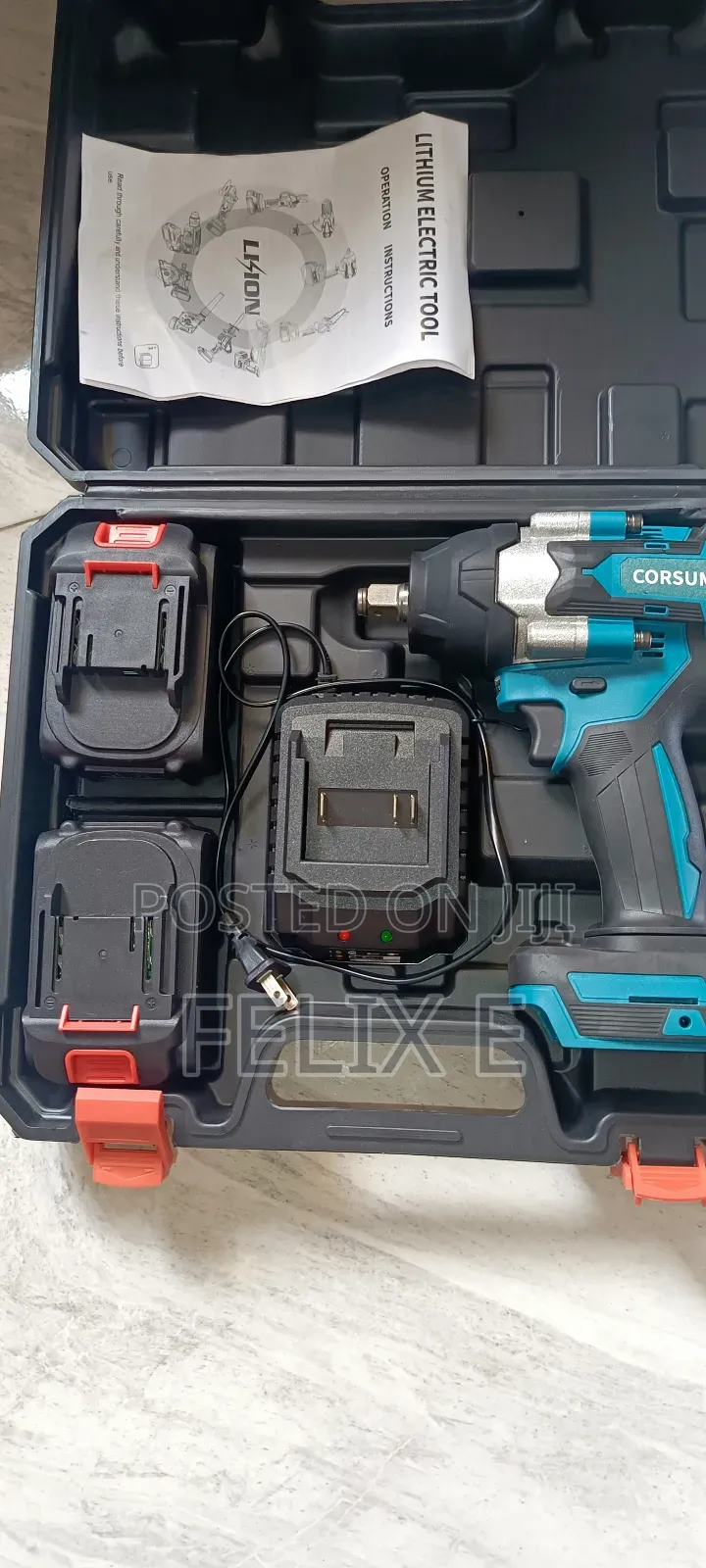 Electric Cordless Impact Wrench Spanner