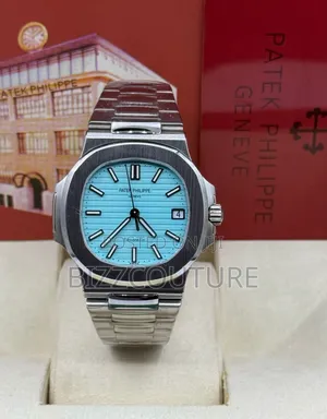 Original Patek Philippe Silver Stainless Steel Watch
