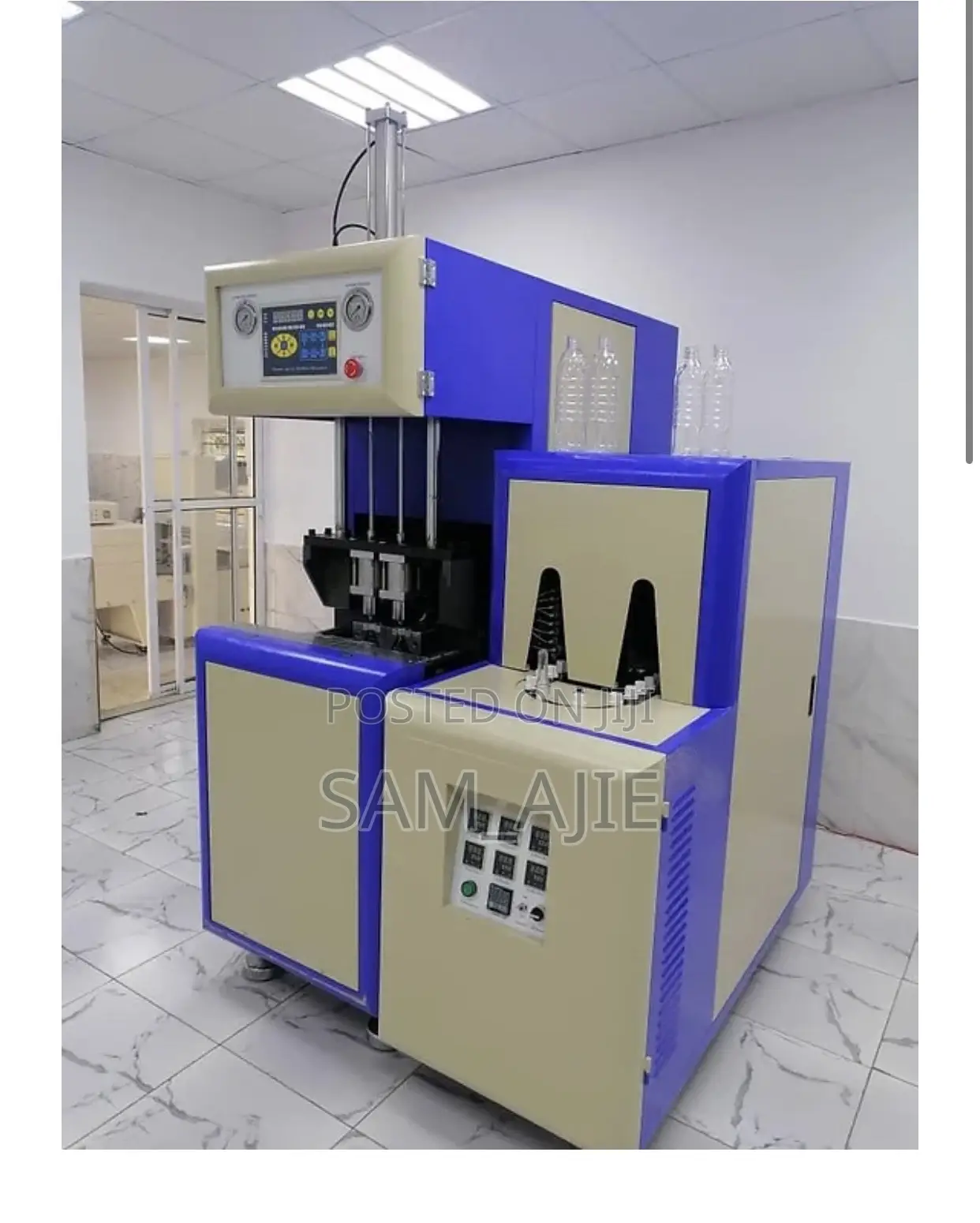 Semi Automatic Plastic Bottle Making Machine