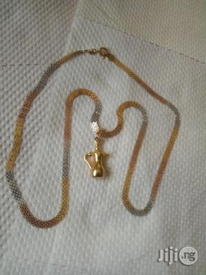 Brand New Italy 750 Tested 18karat Gold Carpet With Jug