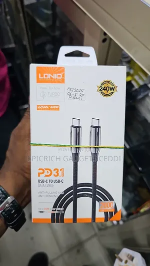 Ldnio Usb-C to Usb-C 240w 2m Data Cable + Super Fast Charge