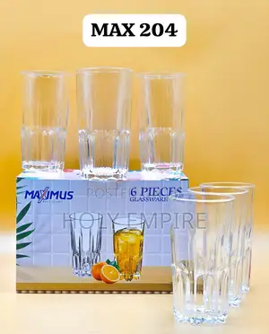 6 PCS of Water Glass Cup