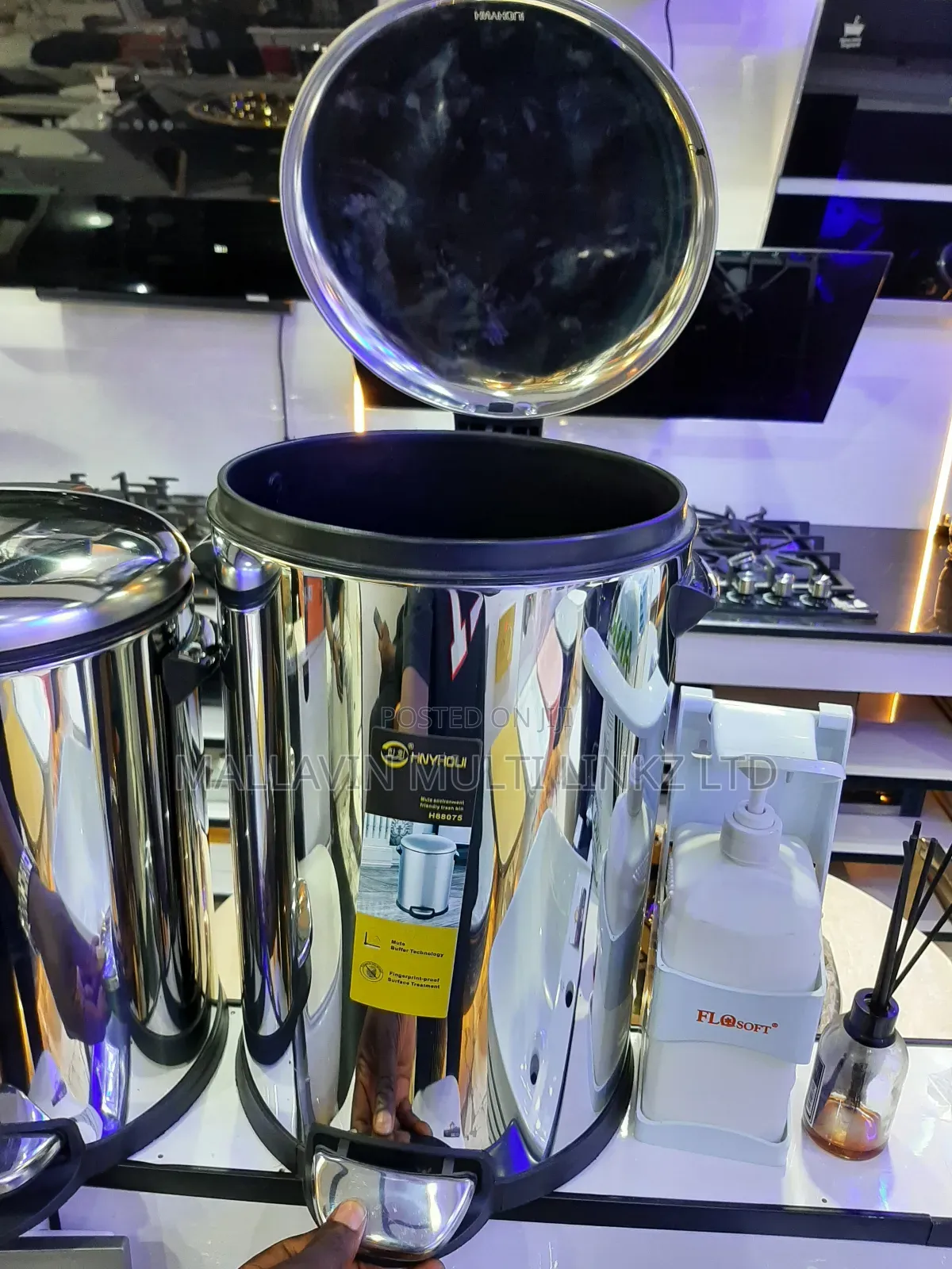 Stainless Waste Bin
