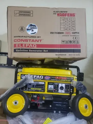 Brand New Elepaq Constant 4.5kva Key Start Generator✓Copper✓