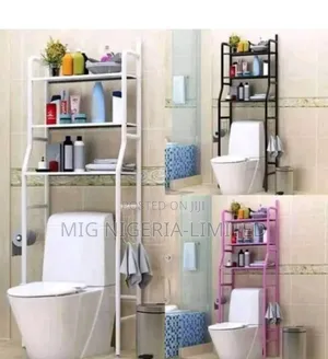 Multifunctional Free Stand Shelves For Bath And Toilet