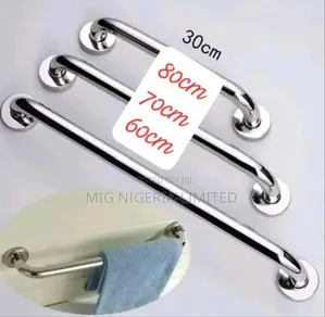 Heavy Gauge Single Bathroom Towel Holder Bathrom and Toilet