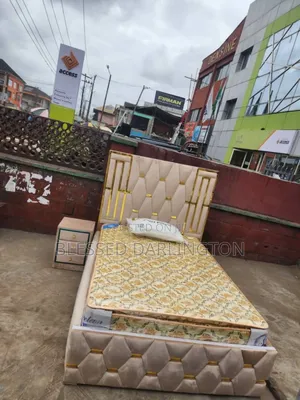 4/5/6 Cream H Colour Bed Frame