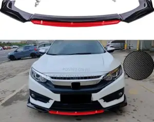Car Front Universal Bumper Lip Body Kit Splitter Spoiler