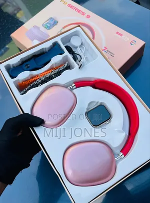 "P9 Multi-Strap Smartwatch Package - 7 Straps Headphone"