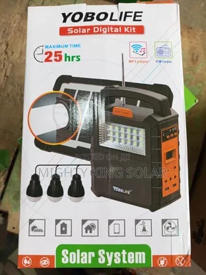 This Is Solar System With Radio and Bulb