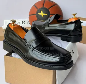 Zara Luxury Black Corporate Shoe