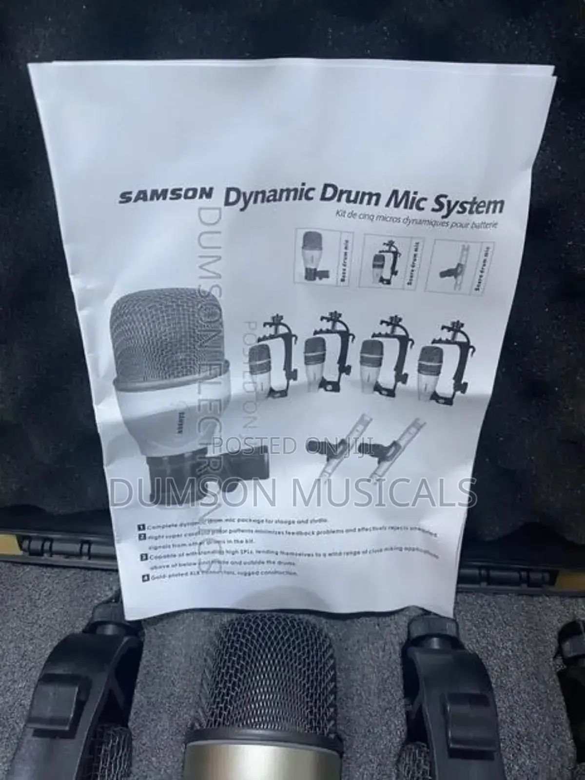Samson 7kit Dynamic Drum Mic System