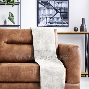 Grey Cozy Sofa Throw Blanket for Living Space