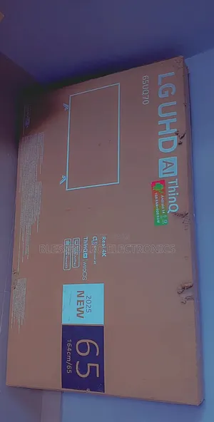 65 Inches Lg New Smart Tv (Real )