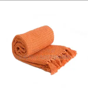 Orange Sofa Throw