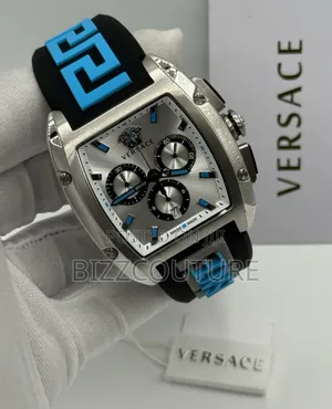 Original Versace Silver Dial Stainless Steel Case Watch