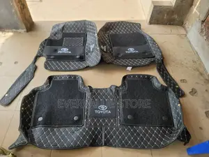 Toyota Customized Double Layer Tiles Floor Mat With Logo