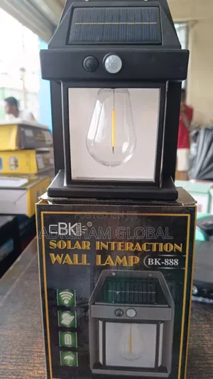 Single Bulbs Solar Rechargeable Sensor Wall Light