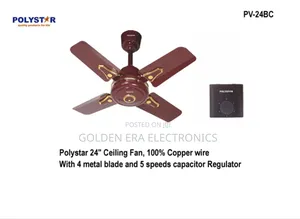 Polystar 24inches Short Blade Ceiling Fan