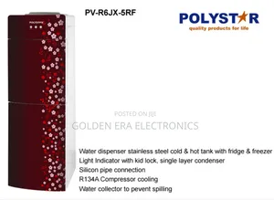 Polystar Water Dispenser With Freezer