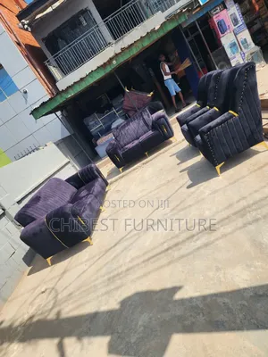 Quality Set of Sofa Chairs Made With Advanced Velvet.