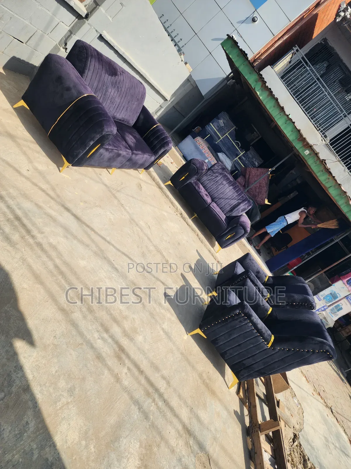 Black Sofa Chairs by 7 Seaters
