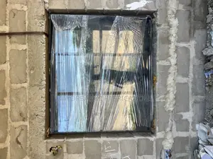 Black Frameless Window