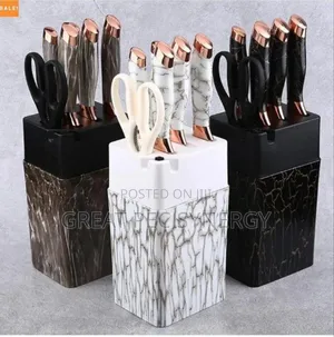 7 Pieces Non Stick Knife Set